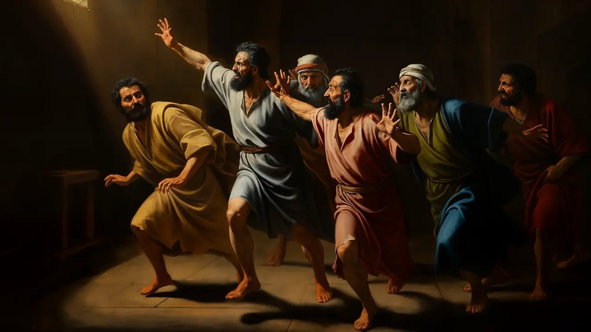 Paul and Silas Singing in Prison